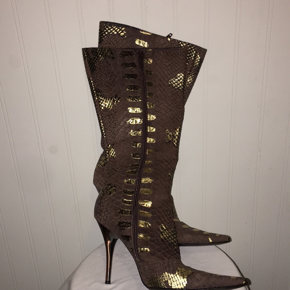 7 leather boots